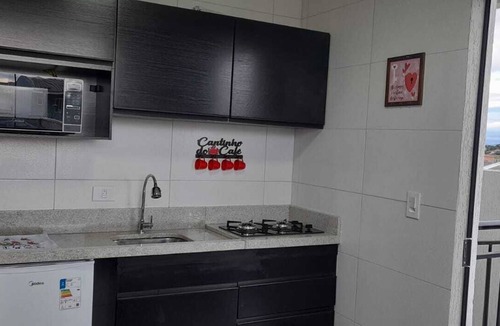 Cajuru Apartment | Full studio apartment in Curitiba for singles or couples near the Botanical Garden and CWB.