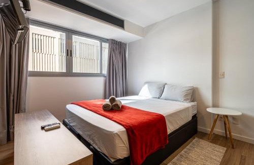Centro Apartment | Full Studio with Leisure in Rio Center