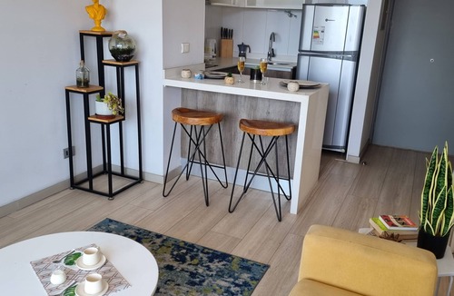Santiago Apartment | Fully-equipped 1BR/1BA Family Apartment near Downtown Santiago Wifi - Gym