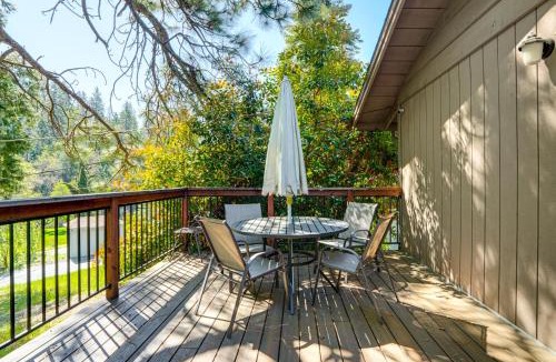 Twain Harte House | Furnished Deck & Fire Pit: Sherwood Forest Cabin