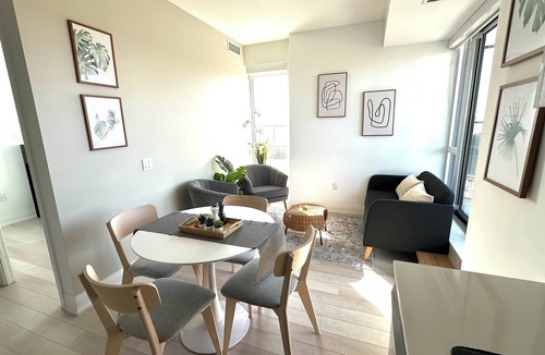 Downsview Condo | Furnished Executive Condo for Monthly Stay with Large Private Terrace in Toronto