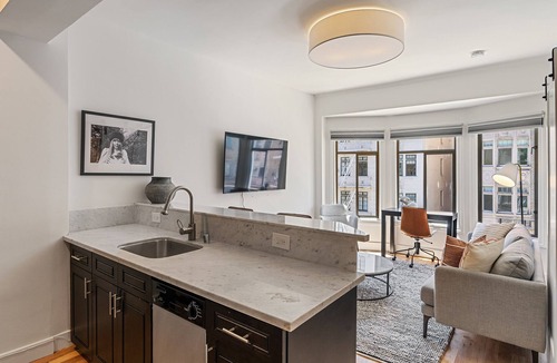 Lower Nob Hill Apartment | Furnished Modern Rental Nob Hill FiDi: Studio/1BA Unit 7
