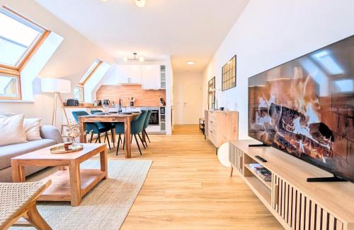 Warnemuende Apartment | Fynbos Apartments am Alten Strom, strandnah & Dachterrasse