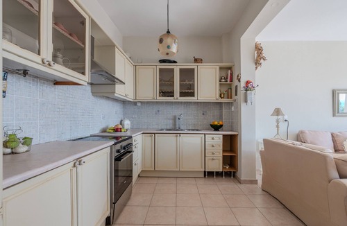 Keratokambos Ski Chalet | Gallery Villa with Pool, 300m Beach, Sea Views
