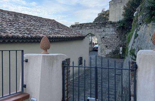 Savoca Apartment | Gambino HouseStructure 30 Mt from the Bar featured in the famous movie The Godfather