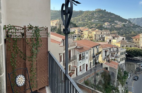 Savoca Apartment | Gambino HouseStructure 30 Mt from the Bar featured in the famous movie The Godfather