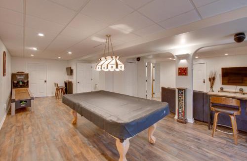 Hummelstown House | Game Room & Covered Patio: Hummelstown Hideaway