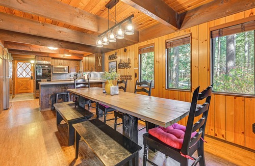 Packwood Cabin | Game Room & Fire Pit: Family Cabin in Packwood!