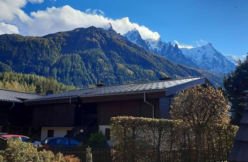 Les Tines Apartment | Garden Apartment Chamonix with parking and Mont Blanc view