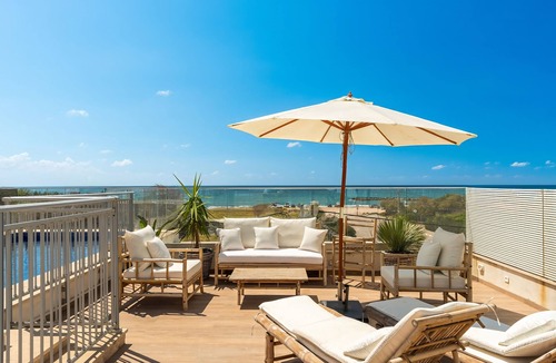 Shavei Zion Apartment | Garden& Rooftop Beachfront Apartment