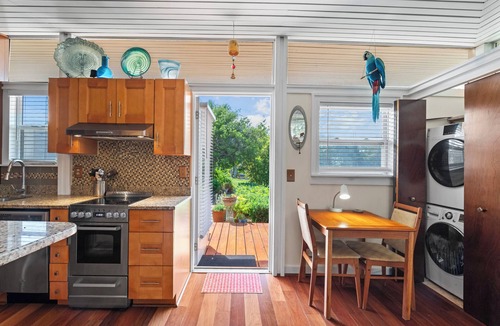 Atlantic Beach Condo | Garden Suite in midcentury modern oceanfront estate with oceanfront pool