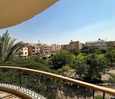 The 5th Settlement Apartment | Garden View Haven , Spacious 3BR , Prime New Cairo
