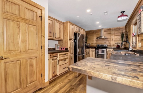 Old Fort Cabin | Gateway Getaway with Mountain Views and Fireplace