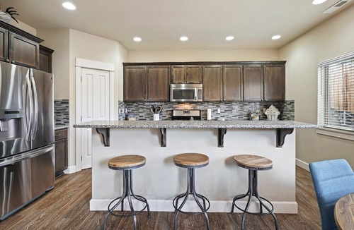 Southeast Bend House | Geary Getaway - Central Location, Private Hot Tub, Fenced Yard, AC