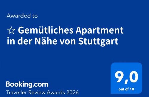 Waiblingen Apartment | Gemütliches Apartment in der Nähe von Stuttgart