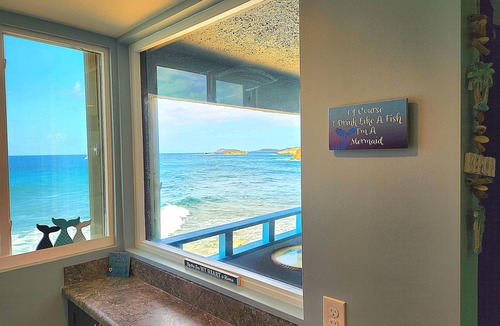 Estate Bolongo Condo | GENERATOR! Ocean-Front Siren's Point - Just Steps to Pool!