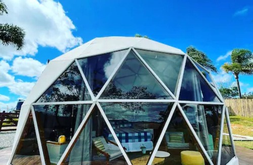 Santa Branca House | Geodesic Dome to Connect with the Stars