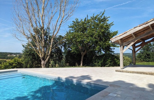 Monclar-de-Quercy House | Gite Mondurausse with swimming pool and breathtaking views