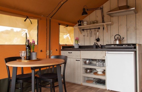 Tarbena RV Rental | Glamping 'Tienda De Safari ' with Private Terrace and Wi-Fi