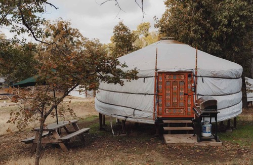 Dunlap House | Glamping yurt at Sequoia Highland Camp