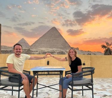 Al Haram House | Golden Pyramids View