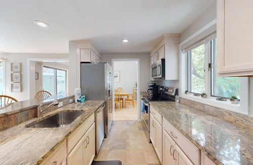 Mews Village House | Golf course-front townhouse with private heated pool & poolside patio