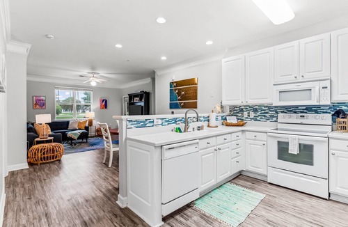 Calabash House | Golf-course-front villa at Crow Creek with screened porch and washer/dryer