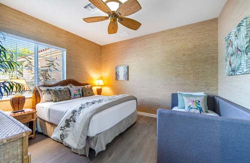 Indio House | Golf course home with pool, basketball, putting green & pool table- dog-friendly