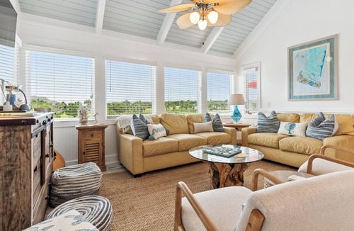 Bald Head Island Villa | Golf course view villa next to BHI Club, recently renovated!