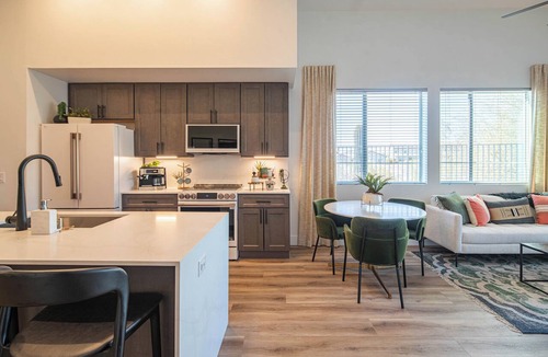Desert View Village Condo | Golf & Sun Stay | Rooftop Deck, Heated Pool Nearby