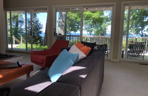 Harbor Springs House | Good Hart Beach Cottage on 100' of Private Beach on Lake Michigan