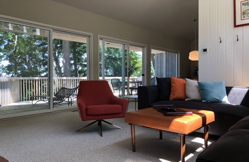 Harbor Springs House | Good Hart Beach Cottage on 100' of Private Beach on Lake Michigan