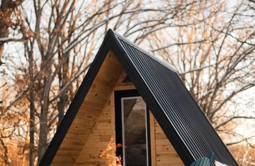 St Croix Falls Cabin | Gorgeous A-Frame with Panoramic Views, Nestled Atop White Oak Ridge, Wisconsin