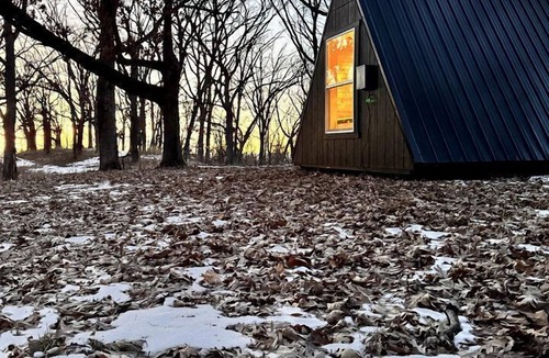 St Croix Falls Cabin | Gorgeous A-Frame with Panoramic Views, Nestled Atop White Oak Ridge, Wisconsin