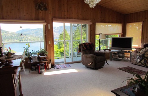 Maple Bay House | Gorgeous and private hillside view overlooking Maple Bay