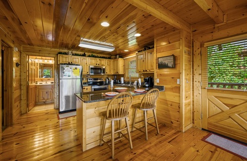 Pigeon Forge Cabin | Gorgeous cabin. Great location. 2 balconies w/mtn. views. Feels private.