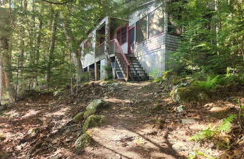 Orland Cabin | Gorgeous primitive 3-bedroom cabin on Craig Pond, perfect for family adventures