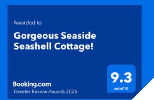 Sea Ranch On The Gulf House | Gorgeous Seaside Seashell Cottage!