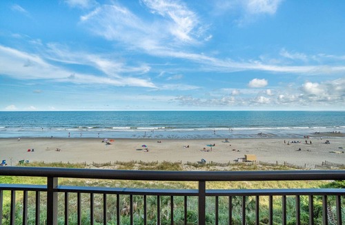 Myrtle Beach Condo | Gorgeous View Oceanfront Condo w/Hug Sundeck Balcony