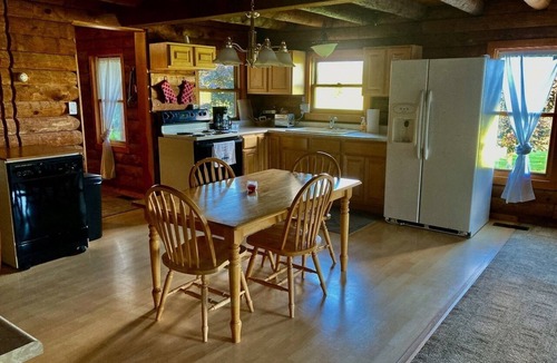Garden Cottage | Gorgeous Views of Garden Golf Course from this Rustic Log Cottage - Golf, Fish, Hunt, Hike, Bike Central U.P. 1 HR to Pictured Rocks.