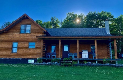 Garden Cottage | Gorgeous Views of Garden Golf Course from this Rustic Log Cottage - Golf, Fish, Hunt, Hike, Bike Central U.P. 1 HR to Pictured Rocks.