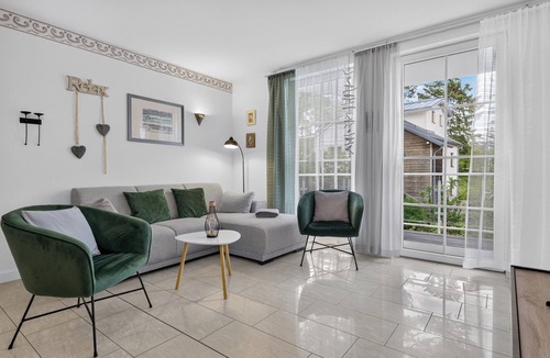 Seebad Bansin Apartment | Gorki Park, apartment 05 directly on the beach with pool and sauna