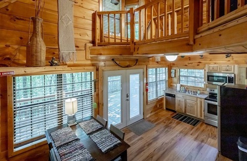 Trenton Cabin | Grady's Hideaway | Rustic Couples Cabin w/Hot Tub