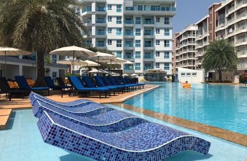 Kram Apartment | GrandBlue Condominium Mae Phim TOP FLOOR WITH SEA VIEW 706