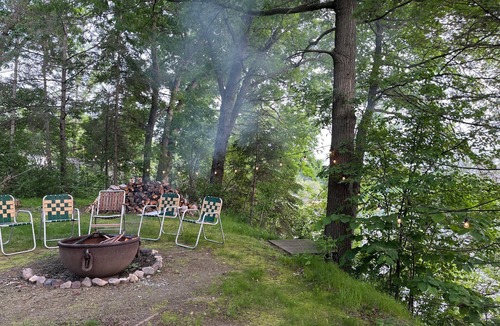 Osceola Cabin | Great fishing & sunset views, lakeside cabins joined by porch. 1 hour from TC
