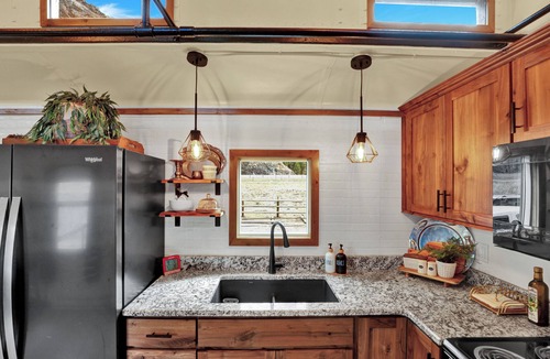 Cascade House | Great location for fly-fishing and train car enthusiasts!