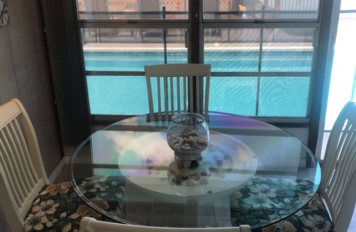 Tahitian Homes House | GREAT LOCATION WATERFRONT, HEATED POOL! BEAUTIFUL SUNSETS, ALL PETS STAY FREE!