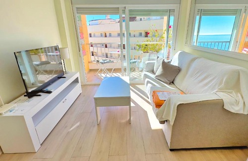 Marbella Seafront Promenade Apartment | Great studio Beachfront Marbella center Neptuno building Ninth floor