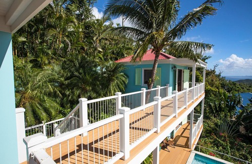 Estate Leinster Bay Villa | Great Turtle Villa, All Solar, Luxury Villa with Super Views/Pool/2-8 Guests
