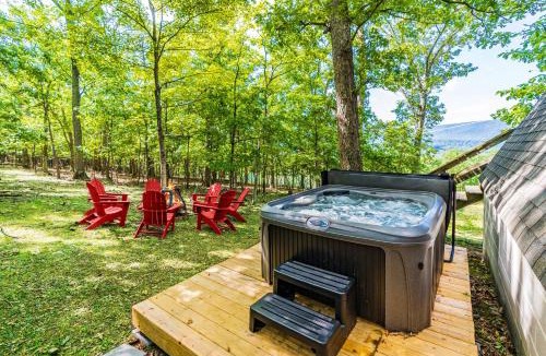 Berkeley Springs House | Great Views! A-Frame w Hot Tub, Grill & Fire Pit